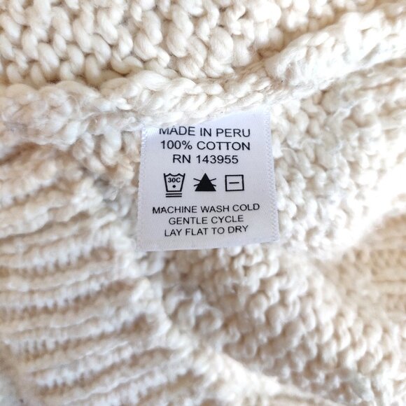 Cream Guideboat Co Deep River Cotton Crew Sweater - Picture 4 of 9